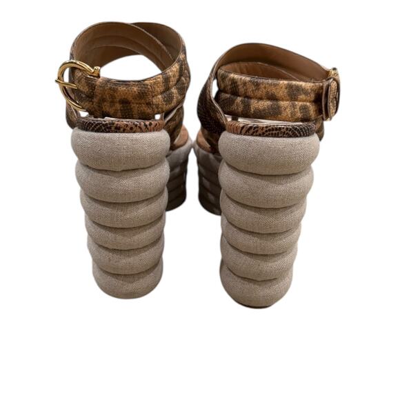 Y2k Salvatore Ferragamo Runway Wedges - Picture 3 of 12